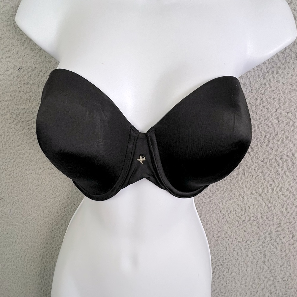 FREDERICKS OF HOLLYWOOD BRA BLACK SIZE 38B
